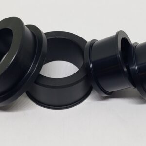 YAMAHA YZF R1 2004 2014 LIGHTWEIGHT CAPTIVE WHEEL SPACERS BLACK