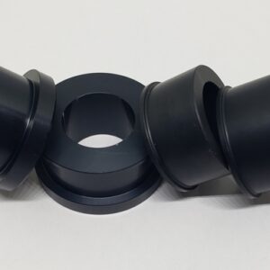 KAWASAKI ER650 CAPTIVE WHEEL SPACERS BLACK