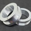 GSXR1000 03 - 2008 Captive rear wheel spacers silver