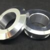 YAMAHA YZF R6 BN6 2017- SUPERSPORT CAPTIVE REAR WHEEL SPACERS NATURAL ALLOY SILVER 13S-25376-00-00, 90387-28016-00