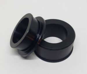 ZX10RR 2016- lightweight Captive rear wheel spacers. Black