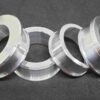 cbr954rr fireblade cbr900rr 2002 - 2003 captive wheel spacers silver