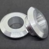 YAMAHA YZF R6 BN6 2017 -Lightweight CAPTIVE WHEEL SPACER FULL SET, SILVER 90387-25032-00,