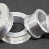 YAMAHA FZ6 2004 - 2010 CAPTIVE WHEEL SPACERS SILVER