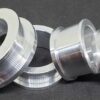 YAMAHA FZ1 2001 - 2005 CAPTIVE WHEEL SPACERS SILVER