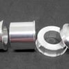 TRIUMPH THRUXTON & THRUXTON R 2016 - CAPTIVE WHEEL SPACERS SILVER